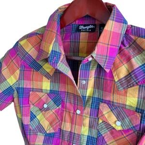 Wrangler Plaid Shirt XS